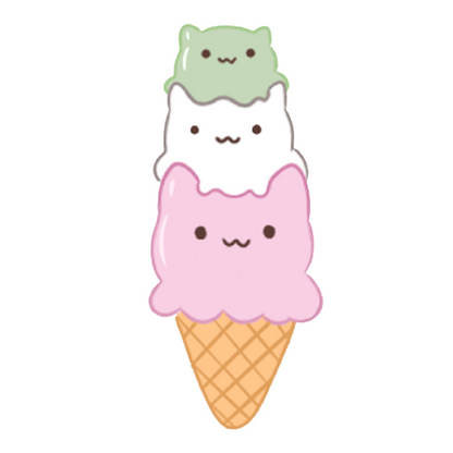 IceCream cat Sticker 🐱